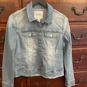 Nine West Faded Blue Jean Jacket